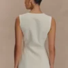 Angelie Suiting Vest Top – Ivory Angelie Suiting Vest Top – Ivory