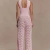 Glinda Crochet Pants – Baby Pink