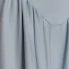 Angelina Scuba Halter Midi Dress – Pale Blue