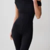 Anh One Shoulder Modal Jumpsuit – Black