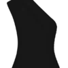Anna One Shoulder Modal Top – Black Anna One Shoulder Modal Top – Black