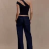 Anna One Shoulder Modal Top – Black Anna One Shoulder Modal Top – Black