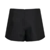 Anne Satin Mini Short – Black