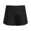 Anne Satin Mini Short – Black