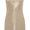 Annette Linen Mini Dress – Gold Annette Linen Mini Dress – Gold