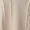Annie Linen Frayed Midi Skirt – Natural