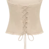 Annie Strapless Tie Back Linen Top – Natural Annie Strapless Tie Back Linen Top – Natural