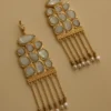 Annika Horizontal Resin Drop Earrings – Gold Annika Horizontal Resin Drop Earrings – Gold