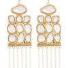 Annika Horizontal Resin Drop Earrings – Gold Annika Horizontal Resin Drop Earrings – Gold