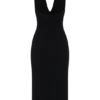 Annita Crepe Halter Midi Dress – Black Annita Crepe Halter Midi Dress – Black