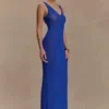 Ari Tape Yarn Knit Maxi Dress – Cobalt Blue Ari Tape Yarn Knit Maxi Dress – Cobalt Blue