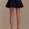 Arista Denim Mini Skirt – Washed Indigo Blue