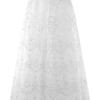 Arla Broderie Midi Skirt – White