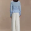 Arlo Wide Leg Suiting Trouser – Ivory