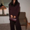 Arlo Wide Leg Suiting Trouser – Mahogany