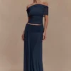 Arna Mesh Maxi Skirt – Midnight Blue Arna Mesh Maxi Skirt – Midnight Blue