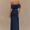 Arna Mesh Maxi Skirt – Midnight Blue Arna Mesh Maxi Skirt – Midnight Blue