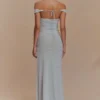 Arna Mesh Maxi Skirt – Pale Blue Arna Mesh Maxi Skirt – Pale Blue