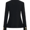 Asia Mixed Button Blazer – Black Asia Mixed Button Blazer – Black