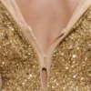 Astor Hand Embellished Maxi Dress – Gold Astor Hand Embellished Maxi Dress – Gold