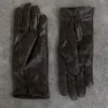 Atlas Faux Leather Crocodile Gloves – Chocolate Atlas Faux Leather Crocodile Gloves – Chocolate
