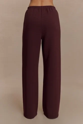 August Straight Leg Jogger – Chocolate