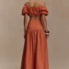 Autumn Maxi Skirt – Burnt Orange