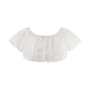 Autumn Off Shoulder Broderie Top – White Autumn Off Shoulder Broderie Top – White