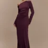 Avery Long Sleeve Maxi Dress – Plum