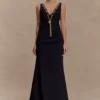 Axton Low Neck Maxi Dress – Black Axton Low Neck Maxi Dress – Black