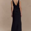 Axton Low Neck Maxi Dress – Black Axton Low Neck Maxi Dress – Black
