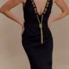 Axton Low Neck Maxi Dress – Black Axton Low Neck Maxi Dress – Black