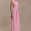 Ayeshya Slinky Asymmetric Maxi Dress – Candy Pink Ayeshya Slinky Asymmetric Maxi Dress – Candy Pink