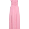 Ayeshya Slinky Asymmetric Maxi Dress – Candy Pink Ayeshya Slinky Asymmetric Maxi Dress – Candy Pink