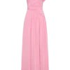 Ayeshya Slinky Asymmetric Maxi Dress – Candy Pink Ayeshya Slinky Asymmetric Maxi Dress – Candy Pink