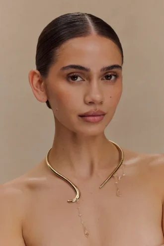 Azura Teardrop Necklace – Gold Azura Teardrop Necklace – Gold