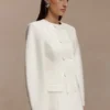 Beatrice Blazer Mini Dress – Ivory Beatrice Blazer Mini Dress – Ivory