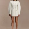 Beatrice Blazer Mini Dress – Ivory Beatrice Blazer Mini Dress – Ivory