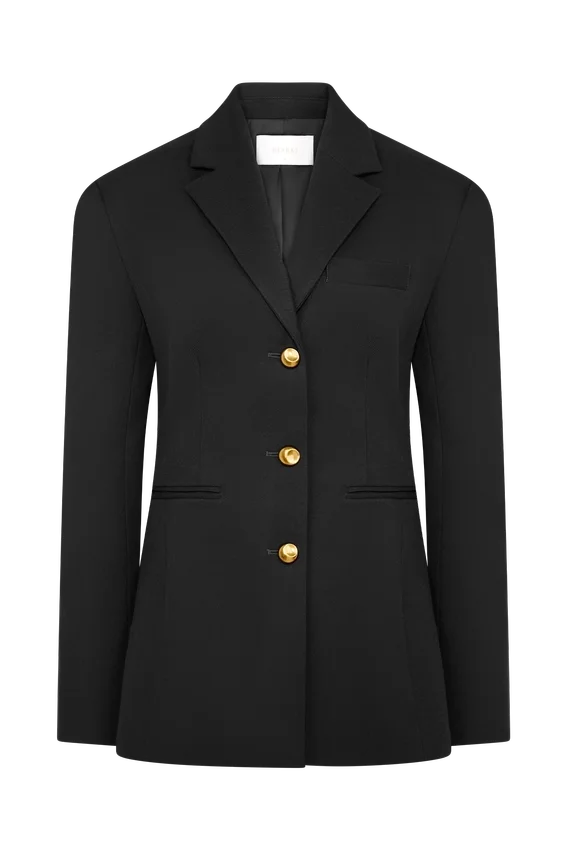 Bellamy Cinched Blazer – Black Bellamy Cinched Blazer – Black