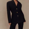 Bellamy Cinched Blazer – Black Bellamy Cinched Blazer – Black