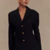 Bellamy Cinched Blazer – Black Bellamy Cinched Blazer – Black