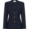 Bellamy Cinched Blazer – Dark Navy Bellamy Cinched Blazer – Dark Navy