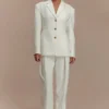 Bellamy Cinched Blazer – Ivory Bellamy Cinched Blazer – Ivory