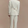 Bellamy Cinched Blazer – Ivory Bellamy Cinched Blazer – Ivory