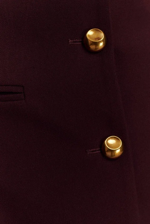 Bellamy Cinched Blazer – Mahogany Bellamy Cinched Blazer – Mahogany