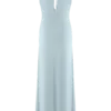 Beryl Slinky Maxi Dress With Pearls – Pale Blue Beryl Slinky Maxi Dress With Pearls – Pale Blue