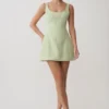 Beth Tweed Mini Dress – Pastel Green Beth Tweed Mini Dress – Pastel Green