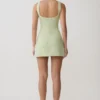 Beth Tweed Mini Dress – Pastel Green Beth Tweed Mini Dress – Pastel Green