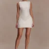 Bexley Draped Mini Dress – Ivory Bexley Draped Mini Dress – Ivory
