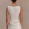 Bexley Draped Mini Dress – Ivory Bexley Draped Mini Dress – Ivory